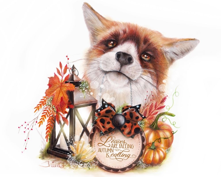 Picture of AUTUMN GREETINGS FOX