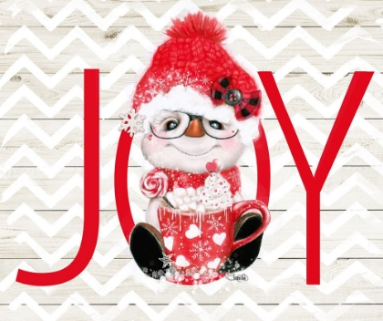 Picture of PEPPERMINT SNOWMAN - JOY