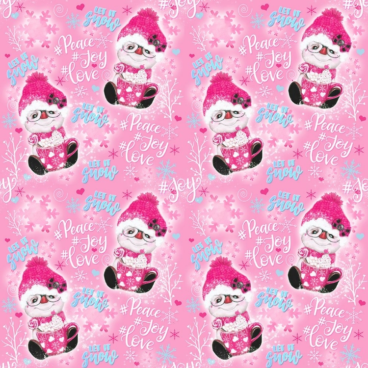 Picture of PINK SNOWMAN PATTERN