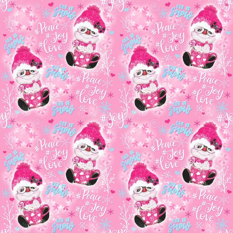 Picture of PINK SNOWMAN PATTERN