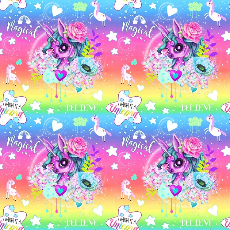 Picture of UNICORN RAINBOW OMBRE PATTERN