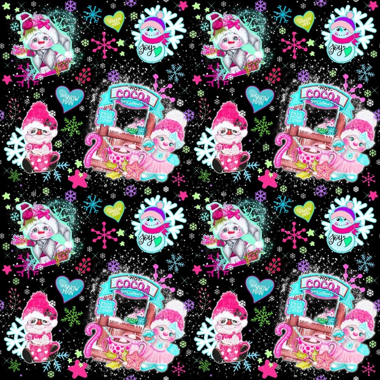 Picture of COLORFUL SNOWMAN PATTERN