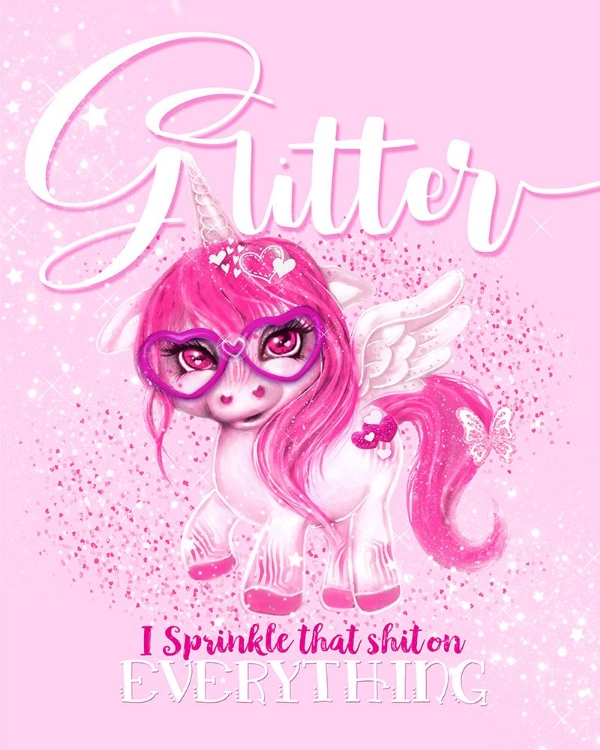 Picture of GLITTER EVERYTHING UNICORN