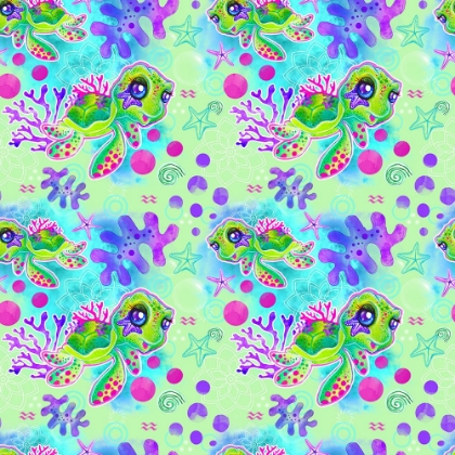 Picture of NEON TURTLE PATTERN