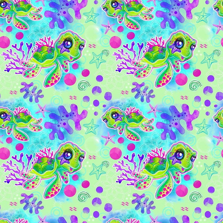 Picture of NEON TURTLE PATTERN
