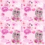 Picture of PINK VALENTINE ELEPHANT AND FLAMINGO PATTERN