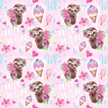 Picture of JUST CHILLN SLOTH PATTERN