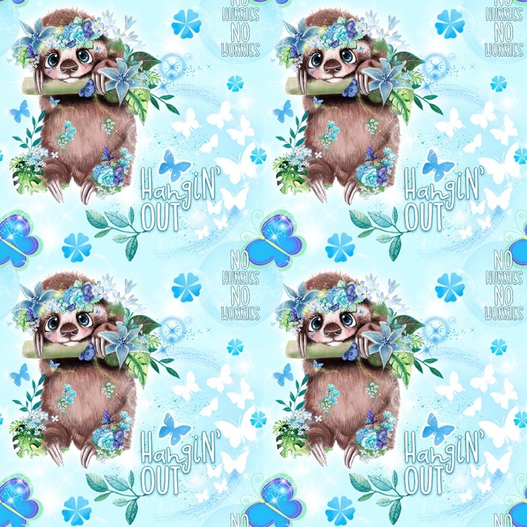 Picture of JUST HANGIN SLOTH PATTERN