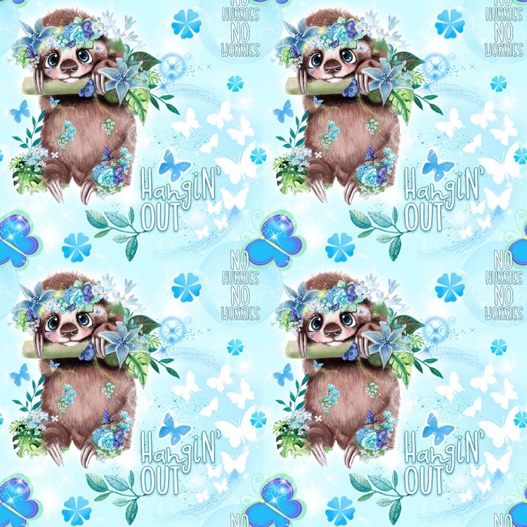 Picture of JUST HANGIN SLOTH PATTERN