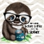 Picture of NO TALKIE COFFEE SLOTHEE