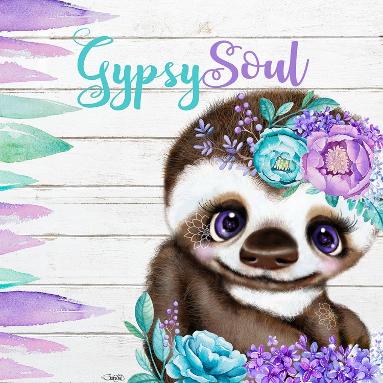 Picture of BOHO SLOTH GYPSY SOUL