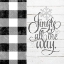 Picture of JINGLE ALL THE WAY BLACK AND WHITE PLAID