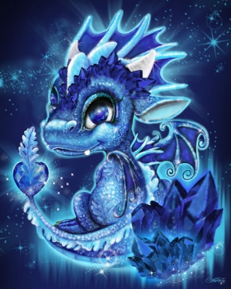 Picture of SEPTEMBER - SAPPHIRE - BIRTHSTONE LIL DRAGONZ