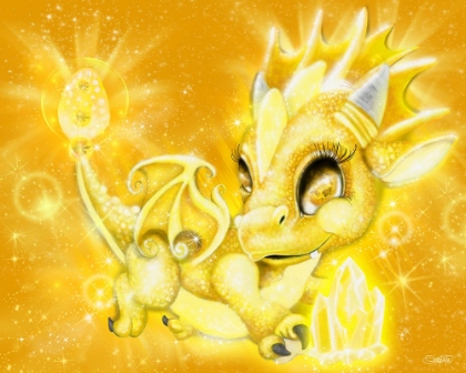 Picture of NOVEMBER - YELLOW TOPAZ - BIRTHSTONE LIL DRAGONZ