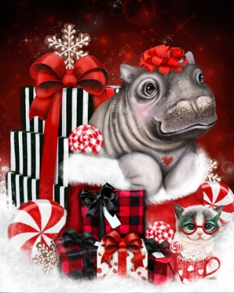 Picture of CUTESIE HIPPO CHRISTMAS SURPRISE