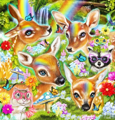 Picture of FAWNS N FLOWERS