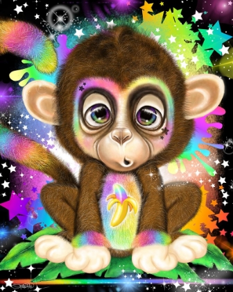 Picture of RAINBOW LIL MONKEY