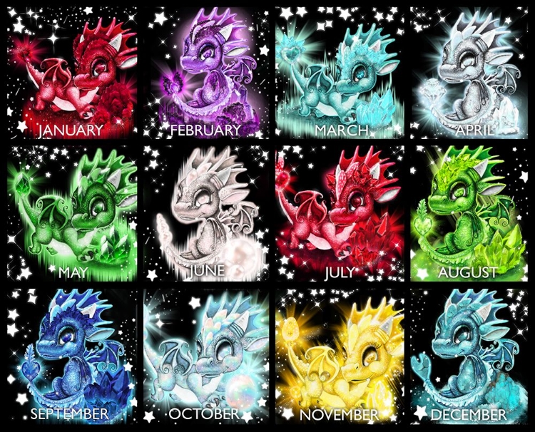 Picture of LIL DRAGONZ BIRTHSTONES