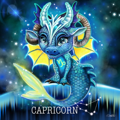 Picture of ZODIAC LIL DRAGONZ - CAPRICORN