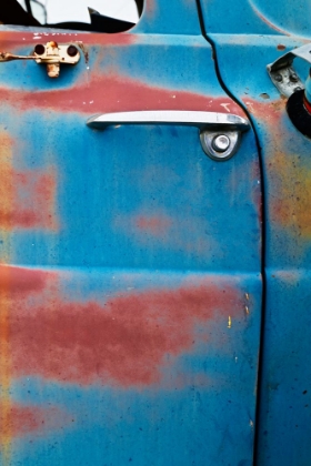 Picture of BLUE VINTAGE CAR DOOR1