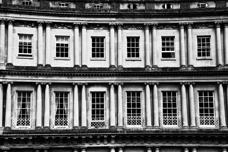 Picture of MULTIPLE WINDOWS BLACK AND WHITE