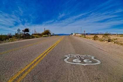 Picture of ROUTE66 ROAD WITH CLOUDS