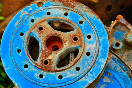 Picture of VINTAGE BLUE CAR PARTS