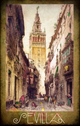 Picture of SEVILLA STREET SCENE