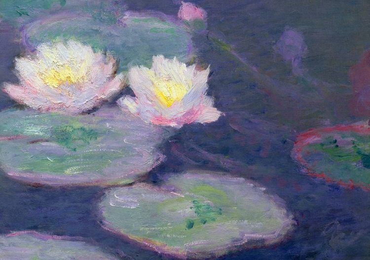 Picture of MONET-CROP WATER LILIES