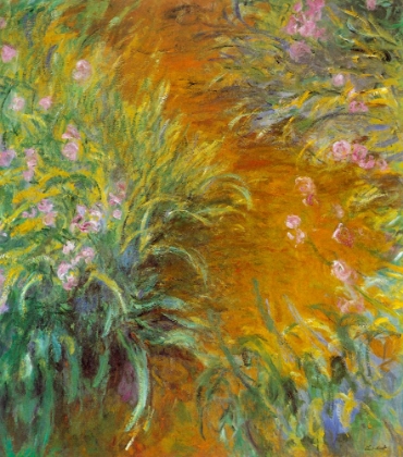 Picture of MONET-THE PATH THROUGH THE IRISES