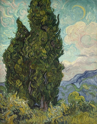 Picture of VAN GOGH-CYPRESSES