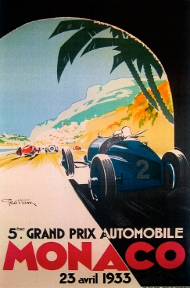 Picture of GRANDPRIX AUTOMOBILE MONACO 1933