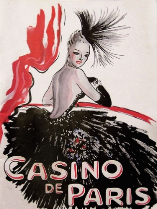 Picture of CASINO DE PARIS RED AND BLACK