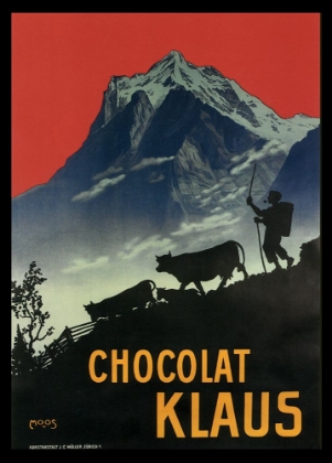 Picture of CHOCOLAT KLAUS MOUNTAINS SWITZERLAND 1910
