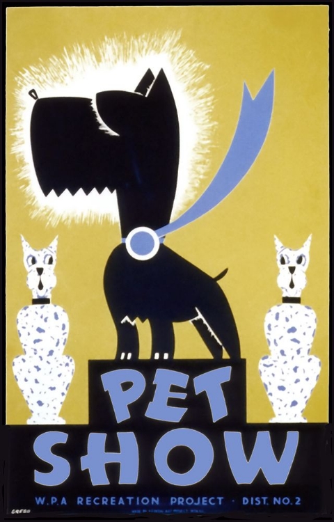 Picture of WPA POSTER PETSHOW SCOTTIE