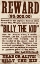 Picture of REWARD BILLY THE KID