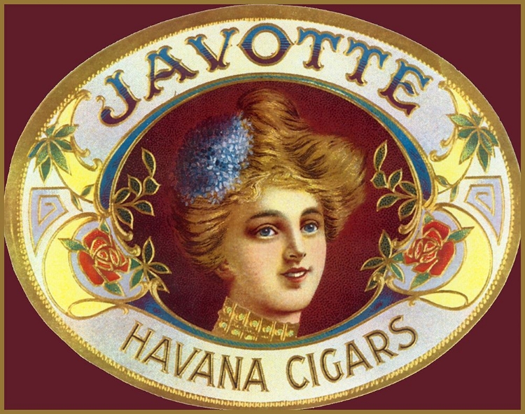 Picture of VINTAGE ADV JAVOTTE HAVANA CIGARS