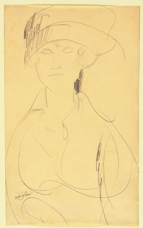 Picture of AMEDEO MODIGLIANI - PORTRAIT OF A WOMAN