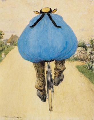 Picture of BLUE BICYCLE RIDER
