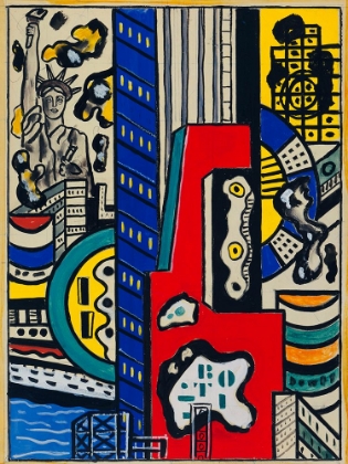 Picture of FERNAND LÉGER - STUDY FOR CINEMATIC MURAL-STUDY III