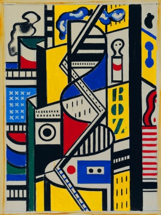 Picture of FERNAND LÉGER - STUDY FOR CINEMATIC MURAL-STUDY VI