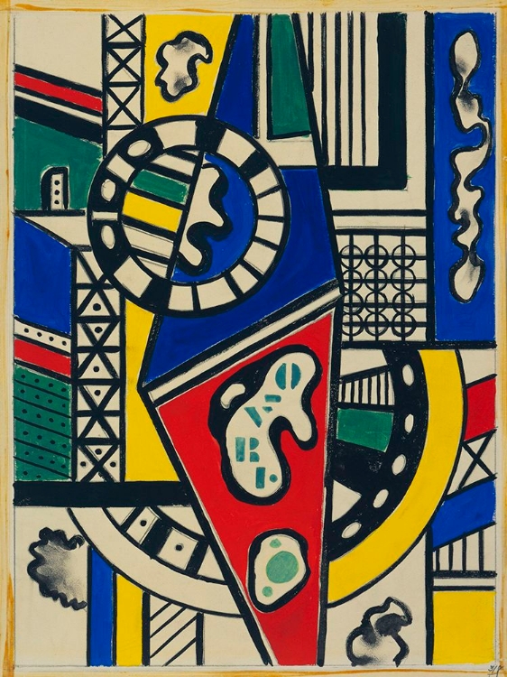 Picture of FERNAND LÉGER - STUDY FOR CINEMATIC MURAL-STUDY VII