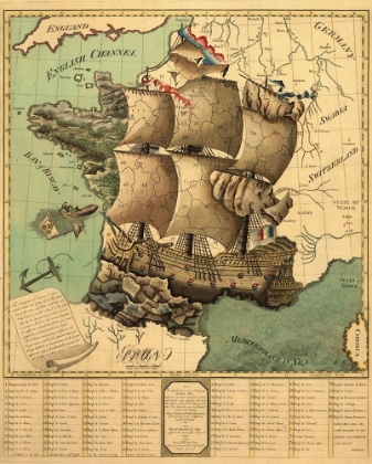 Picture of FRENCH MAP