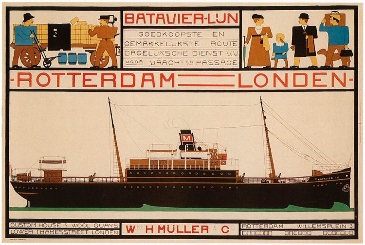Picture of ROTTERDAM LONDON TRAVEL POSTER