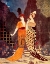 Picture of BARBIER TWO LADIES UNDER THE CRESCENT MOON