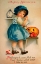 Picture of HALLOWEEN BLUE GIRL CLOCK.TIF