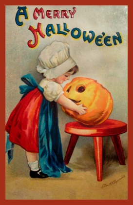 Picture of HALLOWEEN STOOL PUMPKIN.TIF