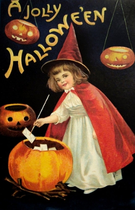 Picture of LITTLE RED HALLOWEEN WITCH.TIF