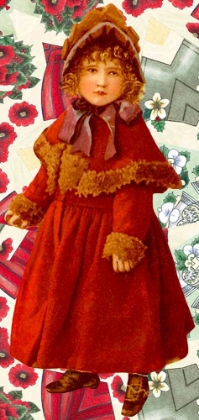 Picture of VICTORIAN GIRL CHRISTMAS