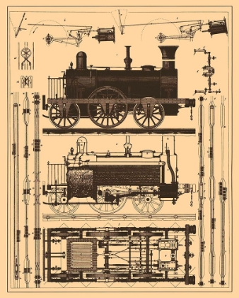 Picture of LOCOMOTIVE BLUEPRINT